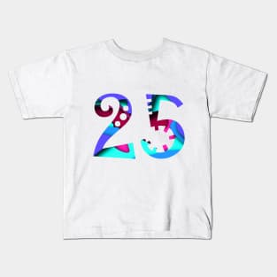 25 Color Wave (Clear) Kids T-Shirt